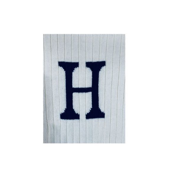 Tommy Hilfiger Women's Ribbed Knit Long Sleeve Letter Sweater Ivory Size S/P - Picture 4 of 6